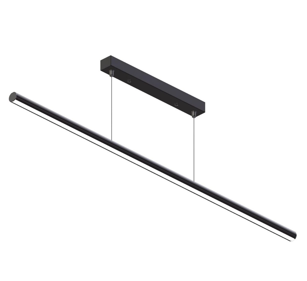 Black  Suspended  Linear LED Luminaire LED PROLIGHT+