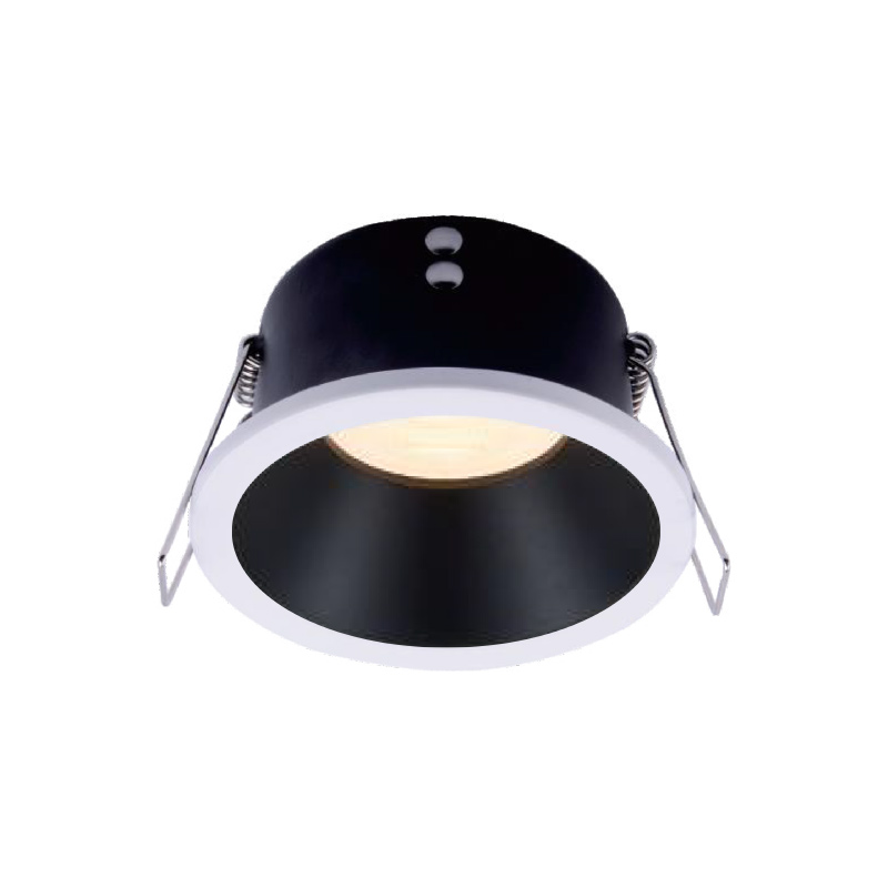 Support de Spot Blanc Noir Sable Rond Etanche Encastrable Prolight+ IP65 