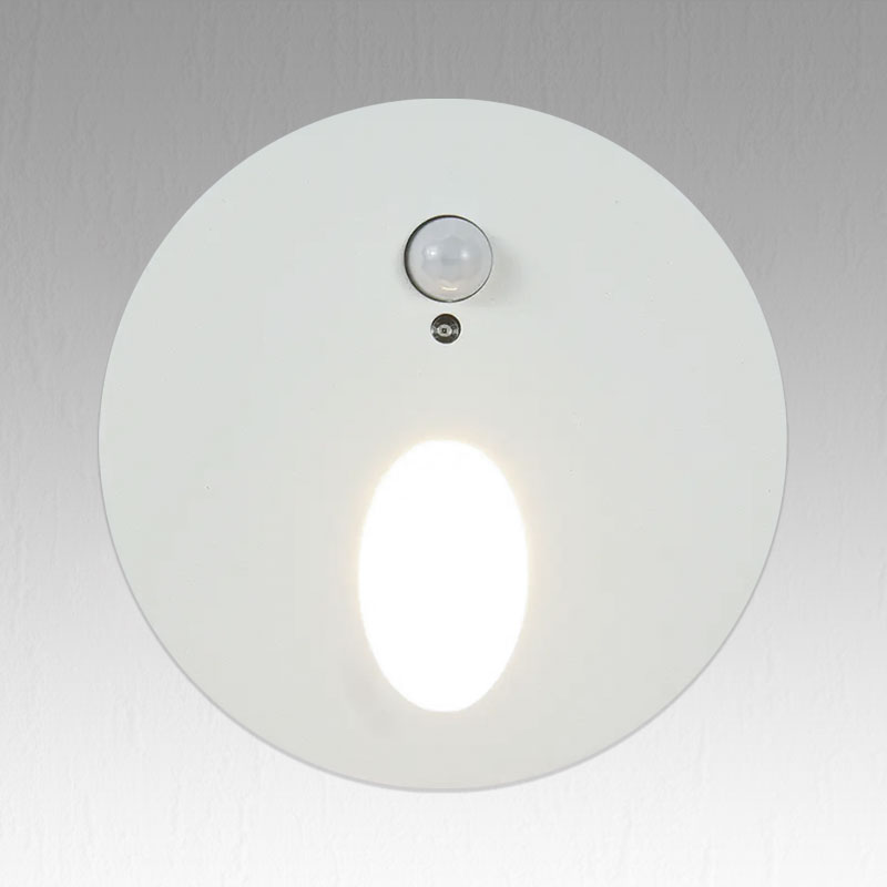 Spot Contremarche LED Blanc Rond Intérieur avec détecteur de mouvement PROLIGHT+