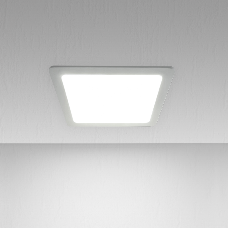 Support de Spot Carré Blanc Fixe PROLIGHT+ 