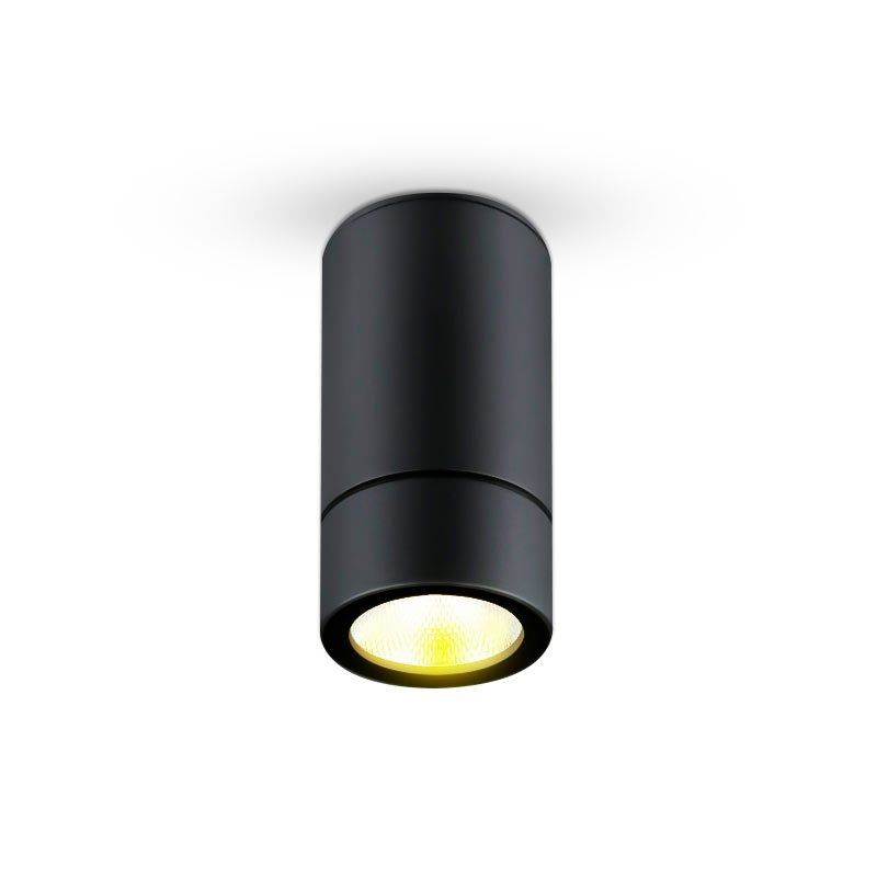 Spot LED Cylindrique Noir en Aluminium E27 IP 65 PROLIGHT+
