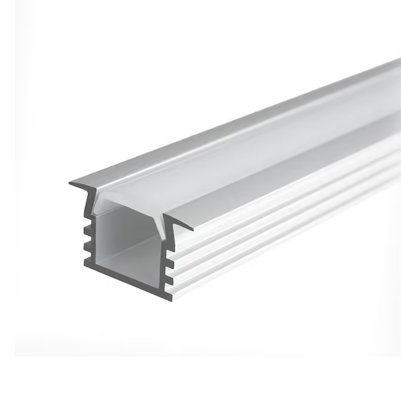 Silver Recessed Profile PROLIGHT+ in Aluminum