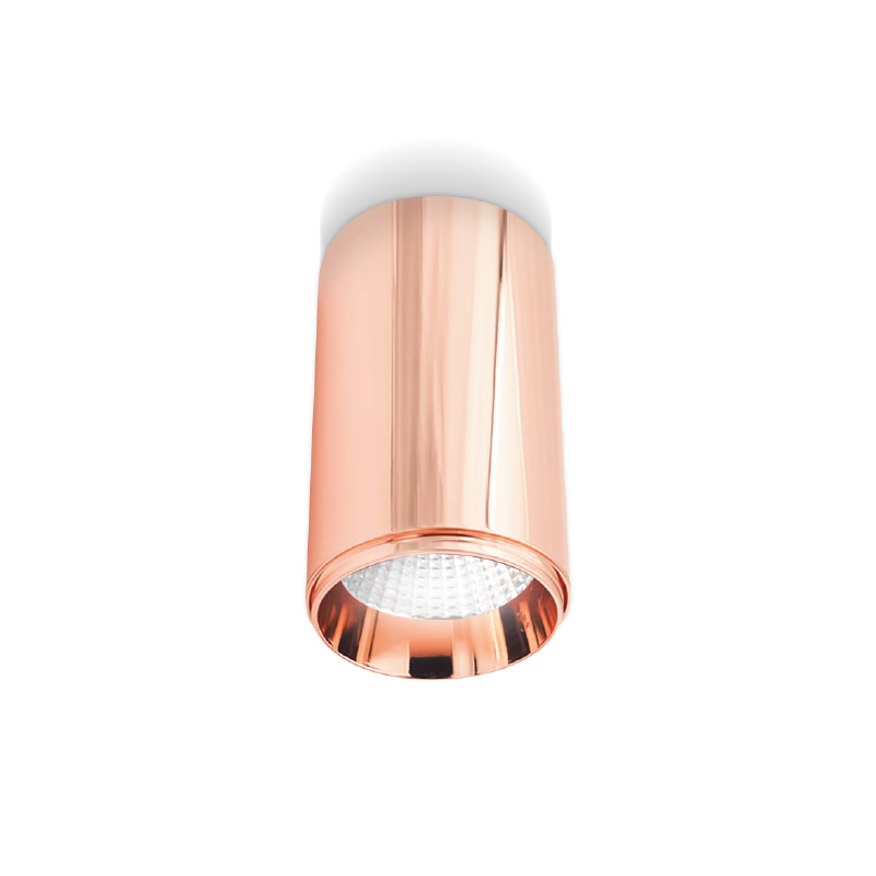 Plafonnier cylindrique Apparent Rose Gold PROLIGHT+