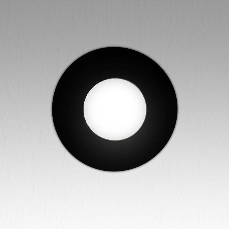 Support de Spot Rond Fixe Antibrouillard Noir PROLIGHT+ 