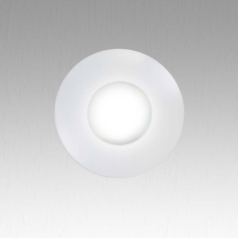 Support de Spot Rond Fixe Antibrouillard Blanc PROLIGHT+