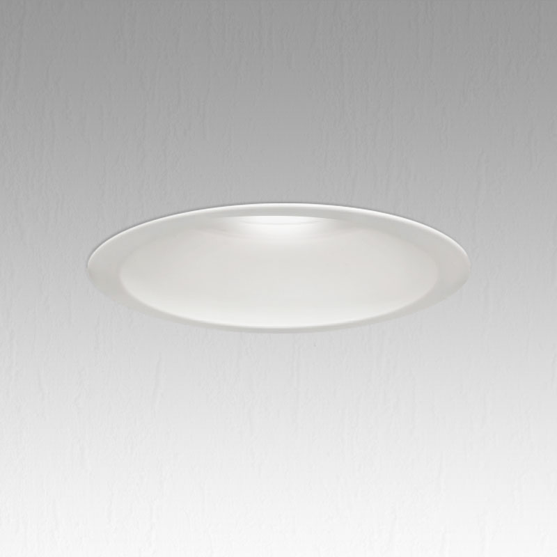 Support de Spot Rond Orientable Blanc PROLIGHT+ en aluminium pour ampoule GU10 /12V / IP20