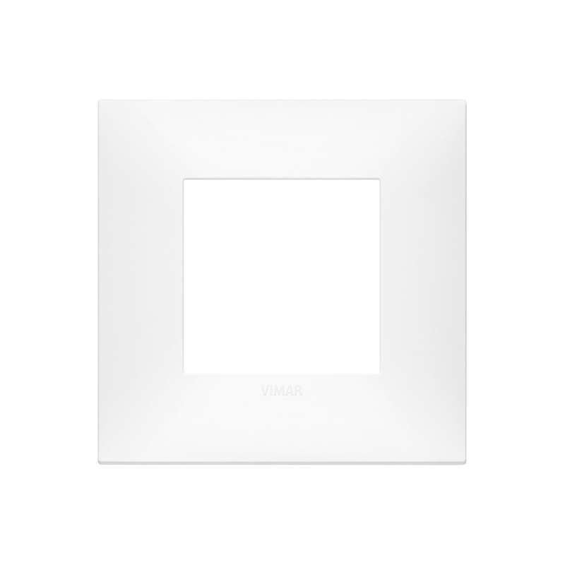 VIMAR 2-module cover plate, technopolymer, matt white NEVE UP