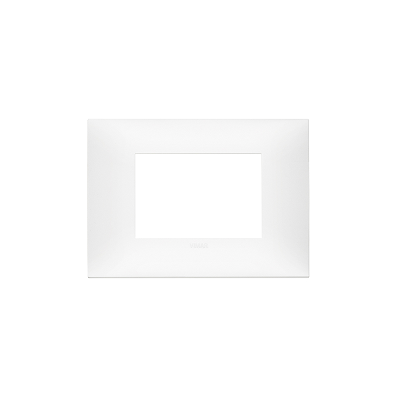 VIMAR 3-module cover plate, technopolymer, matt white NEVE UP