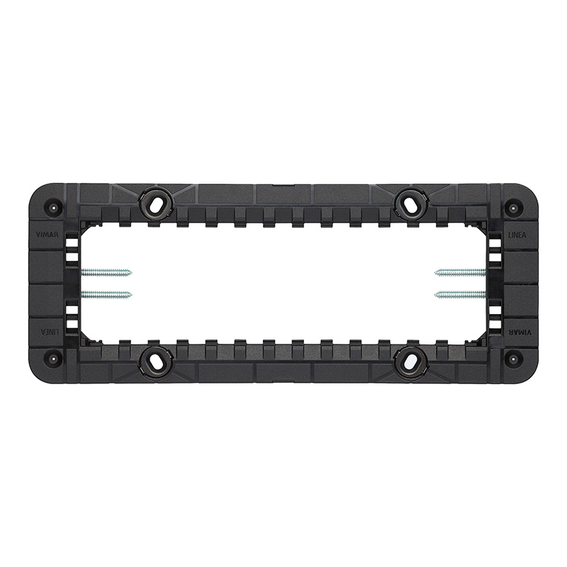 VIMAR 7-module mounting frame, with screws, for 6/7-module mounting boxes LINEA