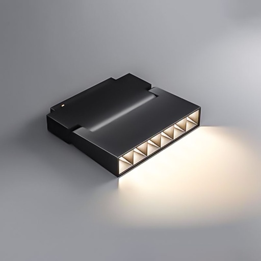 [PRWJZGS06] Luminaire LED  Magnétique Noir Orientable en Aluminium PROLIGHT+ 6W 118*22*115mm 3000K IP20