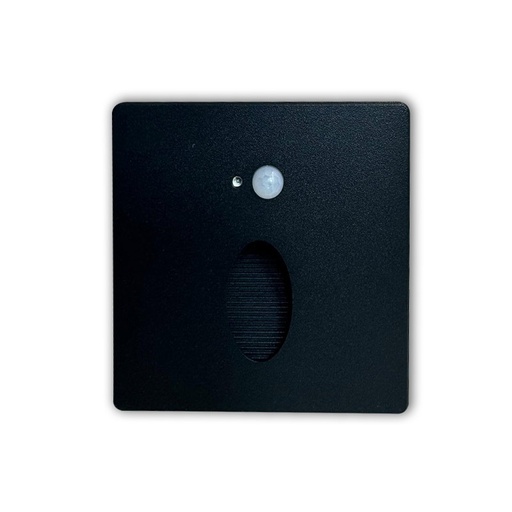 [PRW901FGY4KSBK] Spot Contremarche LED Rectangulaire Noir Extérieur Sans bordure PROLIGHT+ 