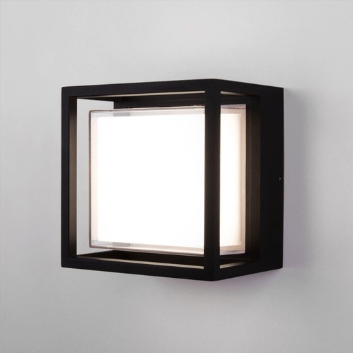 [PRLDWM00822BK] Applique Murale LED Carré Noir PROLIGHT+
