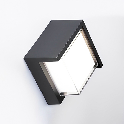 [PRLDWM01122BK] Applique Murale LED Carré Noir PROLIGHT+