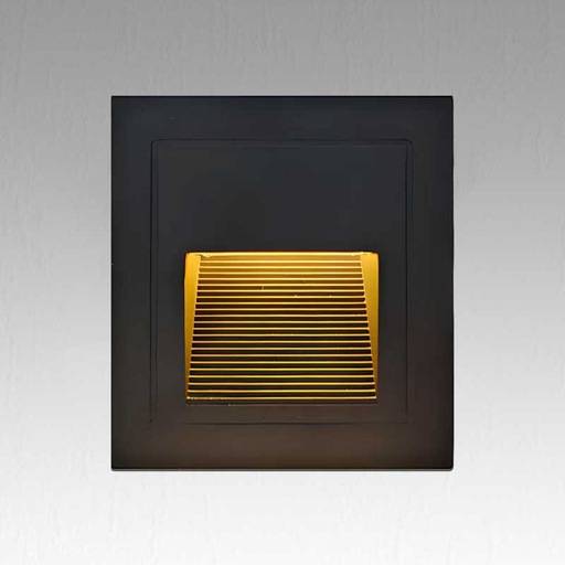 [PR004CL3KSBK] Spot Contremarche LED Noir Etanche PROLIGHT+
