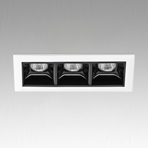 [PRYCC2245C233000K22] Spot rectangulaire Noir et Blanc PROLIGHT+ 