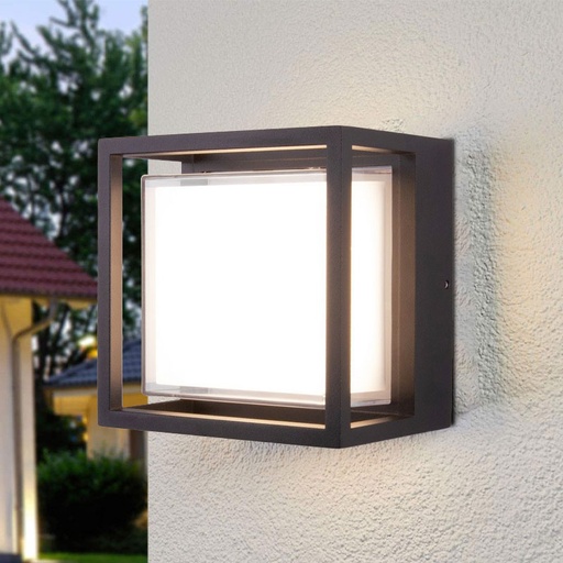 [PRLDWM00822DG] Applique Murale LED  Carré Gris Foncé PROLIGHT+
