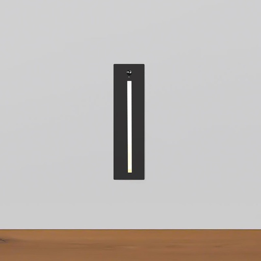 [PRF020GY3KSBK] Spot LED Contremarche Noir Extérieur 3W avec détecteur de mouvement PROLIGHT+