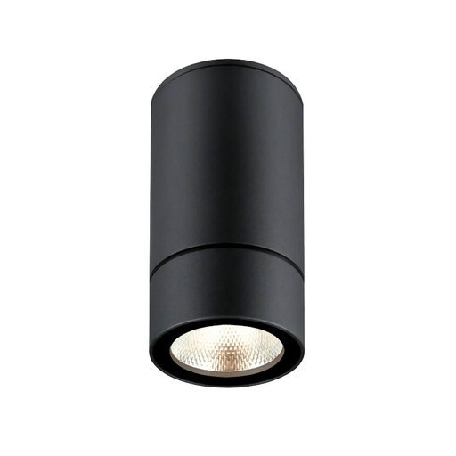 [PRLDCL002CBK] Spot LED Cylindrique PROLIGHT+ Noir en Aluminium 10W / 3000K / IP65