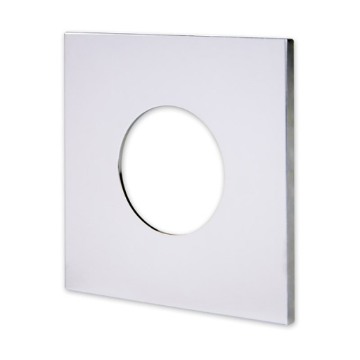 [PRTD2105CH] Couvercle Carré Chrome Prolight+ Aluminium  pour Spot Encastré Etanche