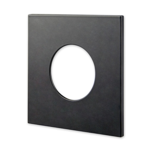 [PRTD2119SDBK] Couvercle Carré Noir Sable Prolight+ Aluminium  pour Spot Encastré Etanche 