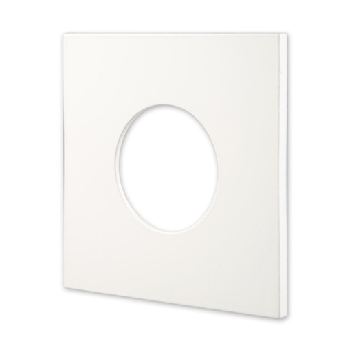 [PRTD2119SDWH] Couvercle Carré Blanc Sable Prolight+ Aluminium pour Spot Encastré Etanche