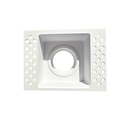 [PRTS8090SDWH] Prolight+ IP65 Waterproof Fire Rated Sand White Square Recessed Spotlight Support