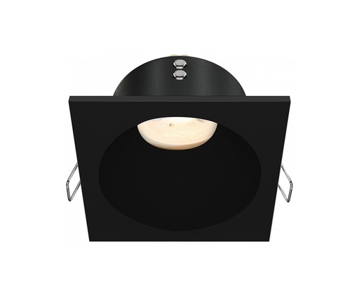[PRTS6262SDBK] Support de Spot Noir Sable Carré Etanche Encastrable Prolight+ IP65 