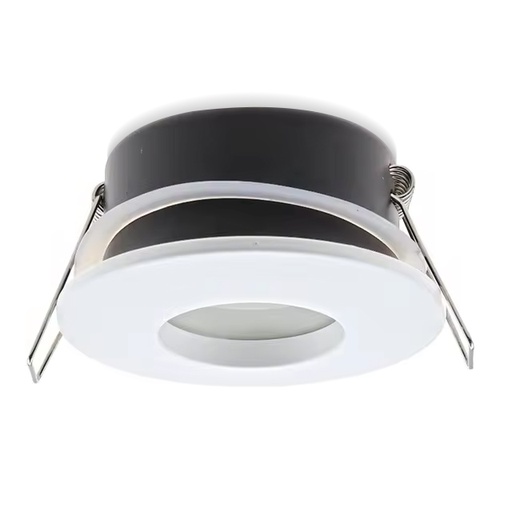 [PRTS8557SDWH] Support de Spot Blanc Sable Rond Etanche Encastrable Prolight+ IP65 