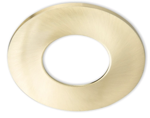 [PRTD2101GD] Couvercle Rond Or Brossé en Aluminium pour Spot Encastré Etanche Prolight+