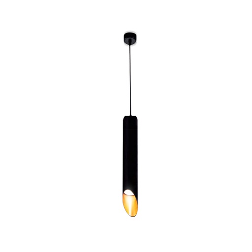 [PRTS5709SDBK] Luminaire LED Suspendu Noir Sable PROLIGHT+ En Aluminum