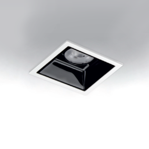 [PRYCC20S85C123000K22WHBK] Spotlight led  Carrée Fixe  PROLIGHT+ en aluminium  12W / 3000k / IP20