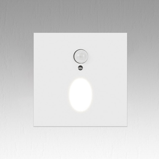 [PRT65YFGY4KWH] Spot Contremarche LED Blanc Carré Intérieur avec détecteur de mouvement PROLIGHT+