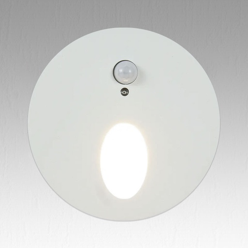 [PRT65YFGY4KWH] Spot Contremarche LED Blanc Rond Intérieur avec détecteur de mouvement PROLIGHT+