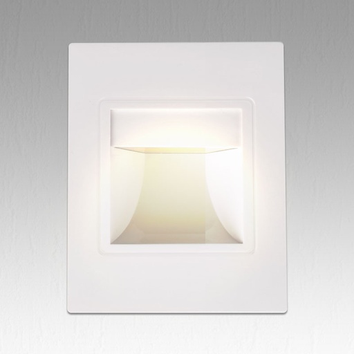 [PR86CL3KWH] Spot Contremarche LED Carre Blanc Intérieur PROLIGHT+