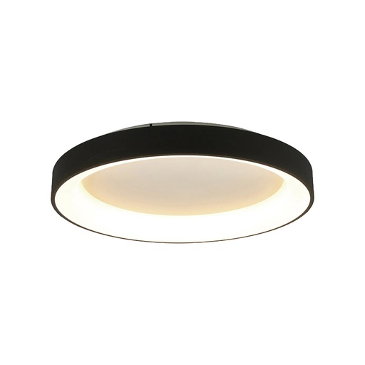 [IB5615-842RC-BK] iBruzzi Plafonnier Greccio Noir Sable 42W