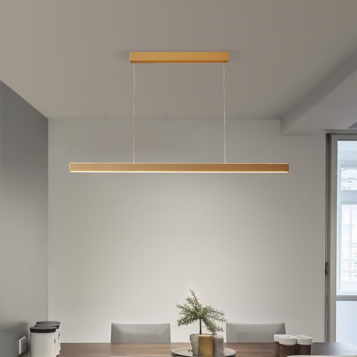 [IB5621D-830/10LP-BG] iBruzzi Lustre Horizontal Erve Or Brossé 40W