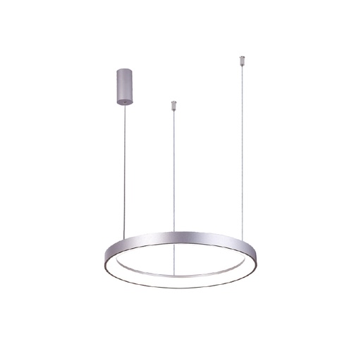 [IB5367-860RPP-SS] iBruzzi Lustre Lenna Argent Brillant Brosse 60W