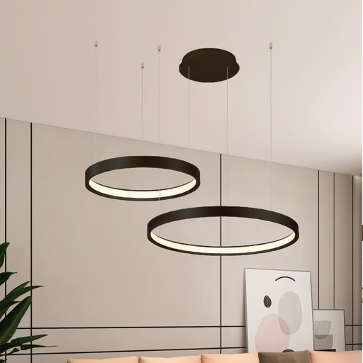[IB5611-868RPP-BK] iBruzzi Lustre Suspendu Cassaro Noir Sable 68W