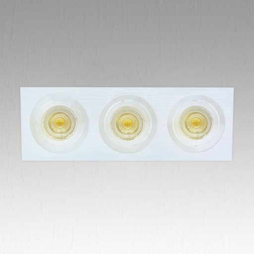[PR1863BK] Black Orientable Double Square Spot Holder Orientable PROLIGHT+ 