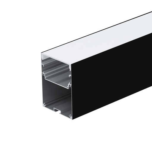 [PRPXG5070SMBK] Black Matt Suspended Profile PROLIGHT+ in Aluminum