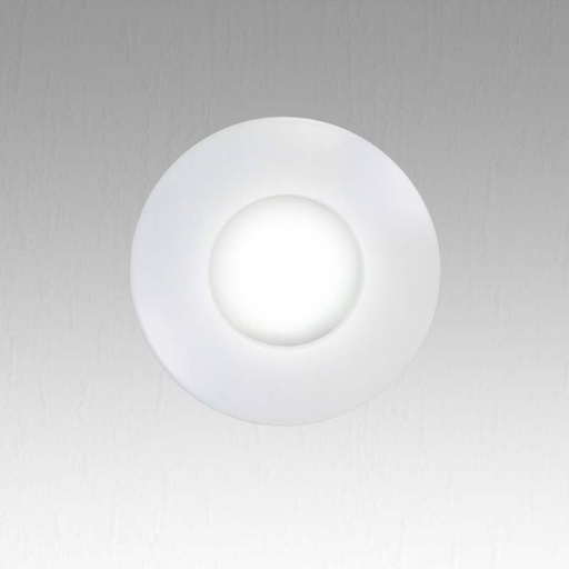 [PR004WH] Support de Spot Rond Fixe Antibrouillard Blanc PROLIGHT+