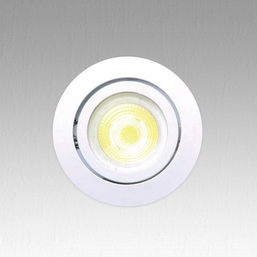 [PR012WH] Support de Spot Rond Blanc Fixe PROLIGHT+ 