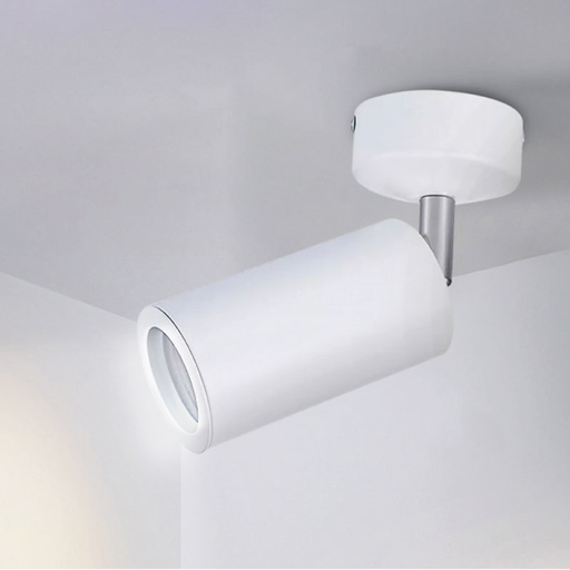 [PRYC360A1622WH] Plafonnier en Saillie Blanc Orientable PROLIGHT+ en aluminum pour  ampoules MR16 / GU10 / 220V / 12V / IP20