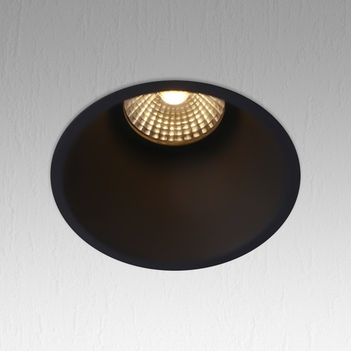 [PRYC376A1622BK] Support de Spot Rond Fixe Noir PROLIGHT+ 