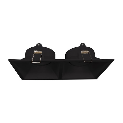 [PRYC5222A1622BK] Support de Spot Noir Carrée double PROLIGHT+