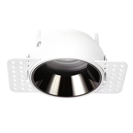 [PRYC531EA1622WHDCH] Support de Spot  Blanc et Chrome Foncé PROLIGHT+