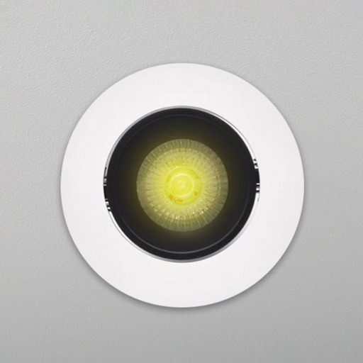 [PRYC71BA1622WHBK] Support de Spot Rond Orientable Noir et Blanc PROLIGHT+ 