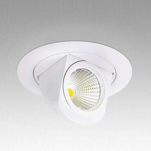 [PRYC85A1622WH] Support de Spot Rond Orientable Blanc PROLIGHT+
