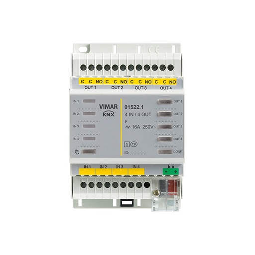 [Vimar-01522.1] VIMAR Device 4inputs/outs KNX