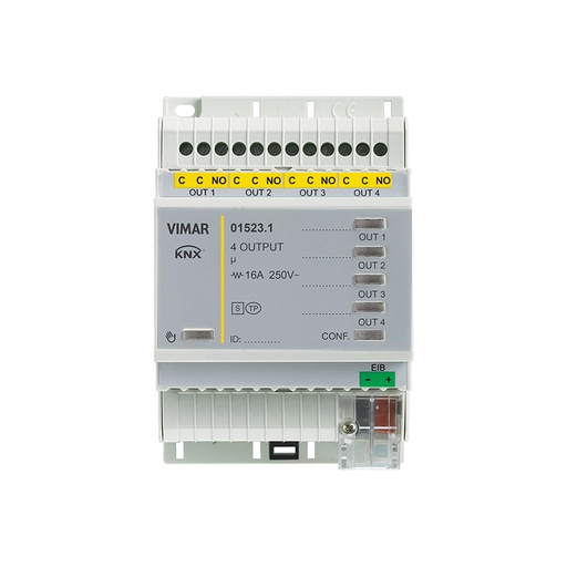 [Vimar-01523.1] VIMAR 250V 16A 4-output actuator KNX